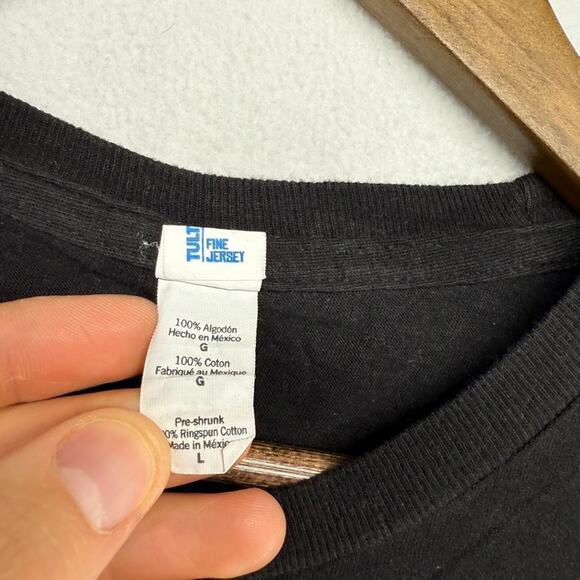 Twilight Breaking Dawn Shirt Men's large Black Part 2 Two Double Sided 2012 y2k - Picture 4 of 6